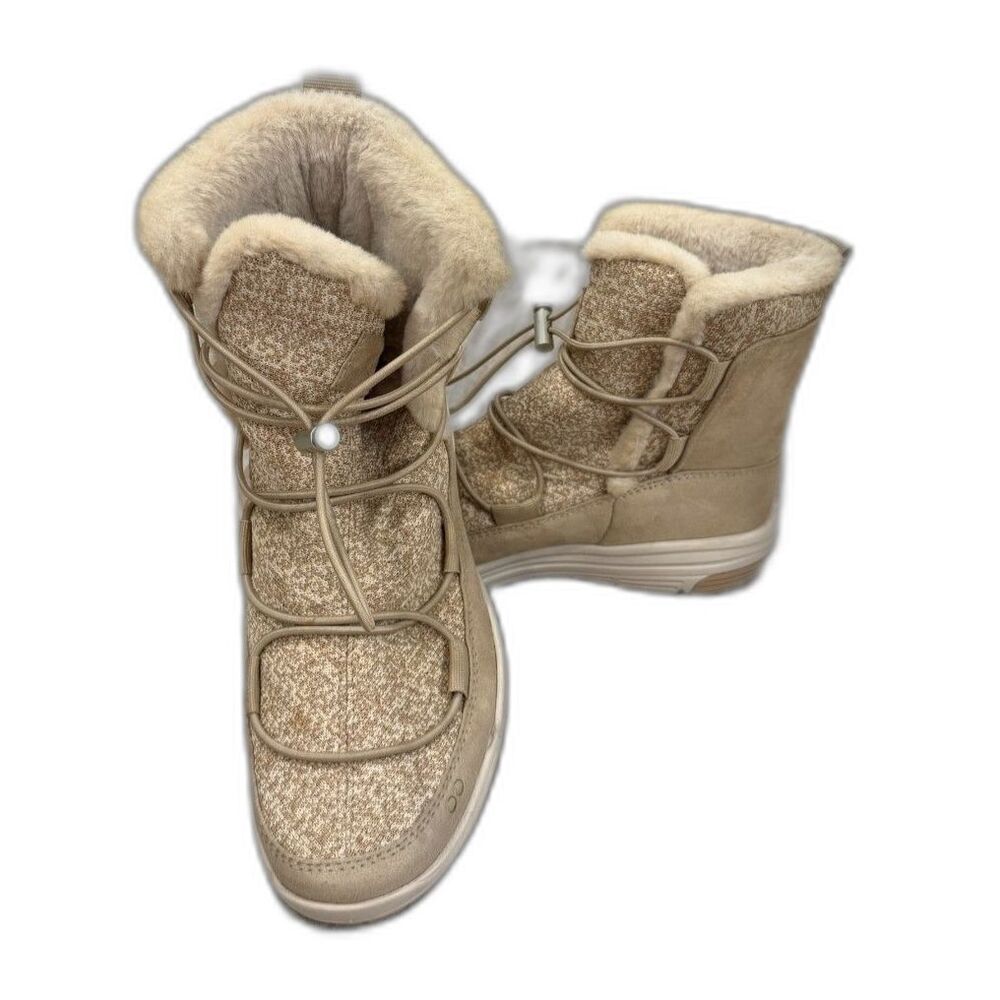 Ryka Faux Fur Lined Winter Boots Beige Tan Size 7 - Picture 6 of 7